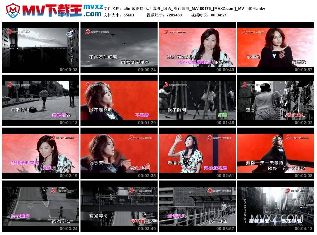 alin 戴爱玲-我不离开_国语_流行歌曲_MA100176